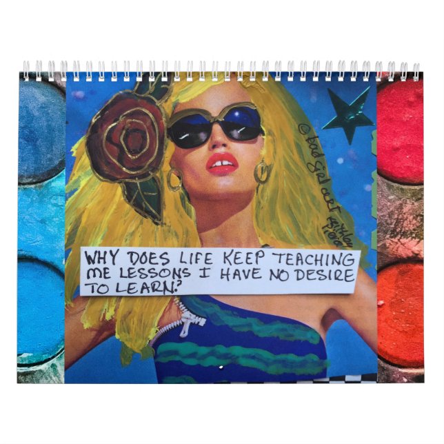 Calendrier Mural classez le ` pourquoi fait des personnes de la vie (Protection)