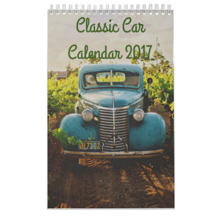 Calendrier Mural Classic Car Calendar 2017