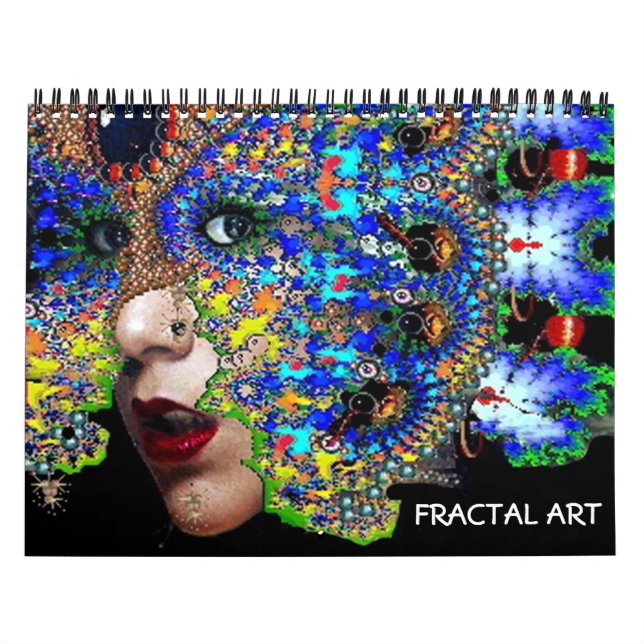 CALENDRIER MURAL COLLECTION D'ART FRACTAL 2017 (Protection)