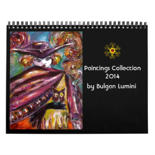 Calendrier Mural Collection de peintures de Bulgan Lumini - 2014