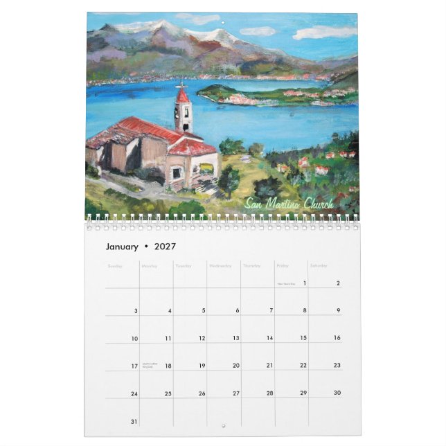Calendrier Mural Collections d'art de voyage - Volume II - Calendri (Jan 2027)