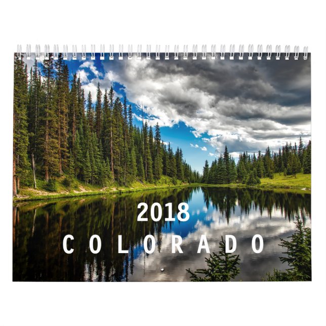 Calendrier Mural Colorado 2018 (Protection)