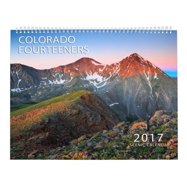 Calendrier Mural Colorado Fourteerners 2017 (Protection)