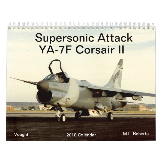 Calendrier Mural Corsaire supersonique de l'attaque YA-7F II (Protection)