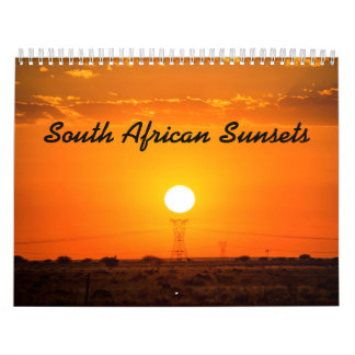 Calendrier Mural Couchers du soleil sud-africains