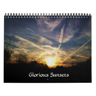 CALENDRIER MURAL COUCHES DE SOLEIL GLORIEUX