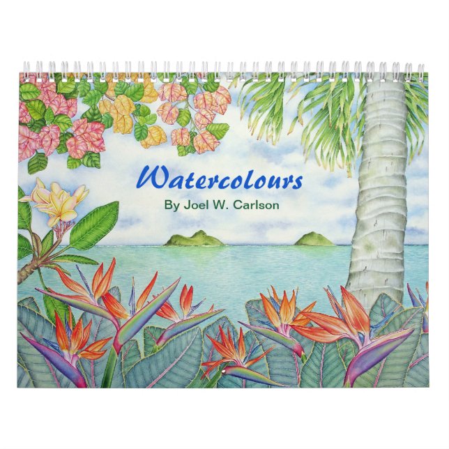 Calendrier Mural Couleurs pour aquarelle (Protection)