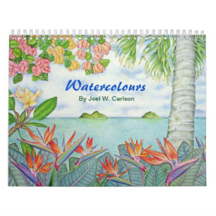 Calendrier Mural Couleurs pour aquarelle