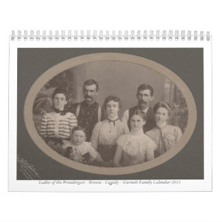 Calendrier Mural Dames du Prendergast, brun, Cassidy, Gurnett