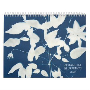 Calendrier mural d'art botanique 2026