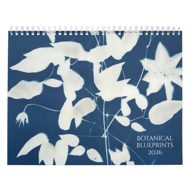 Calendrier mural d'art botanique 2026 (Protection)