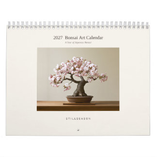 Calendrier mural d'art de bonsaï japonais 2027 - 1