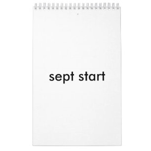 Calendrier Mural date de début septembre 2015