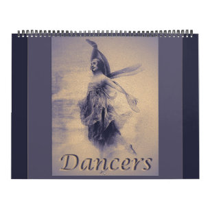 Calendrier mural de 12 mois Danseurs réinventés