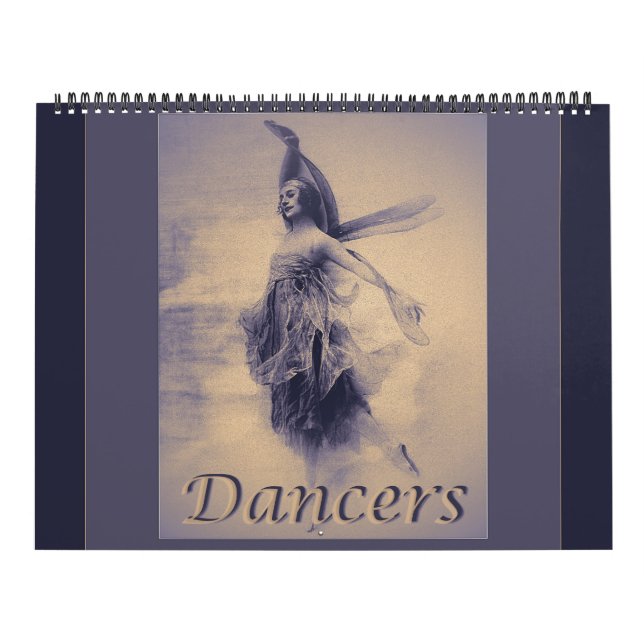 Calendrier mural de 12 mois Danseurs réinventés (Protection)