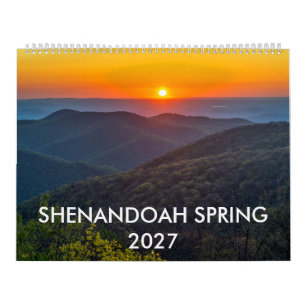 Calendrier mural de 12 mois Shenandoah printemps 2