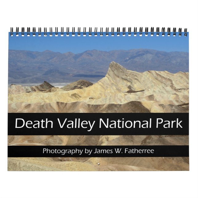Calendrier mural de Death Valley N.P. par James Fa (Protection)