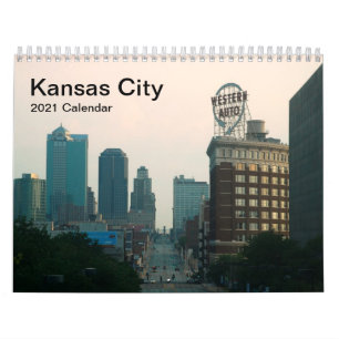 Calendrier mural de Kansas City 2014