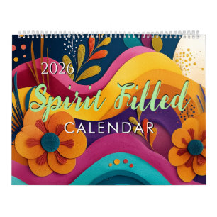 Calendrier mural de la foi 2026 Verset biblique Es