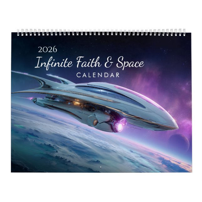 Calendrier mural de l'espace verset biblique 2026  (Protection)