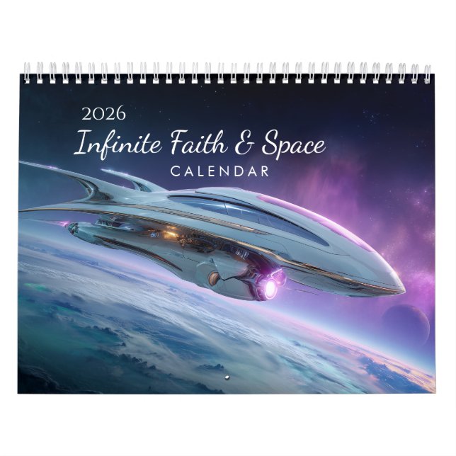 Calendrier mural de l'espace verset biblique 2026  (Protection)