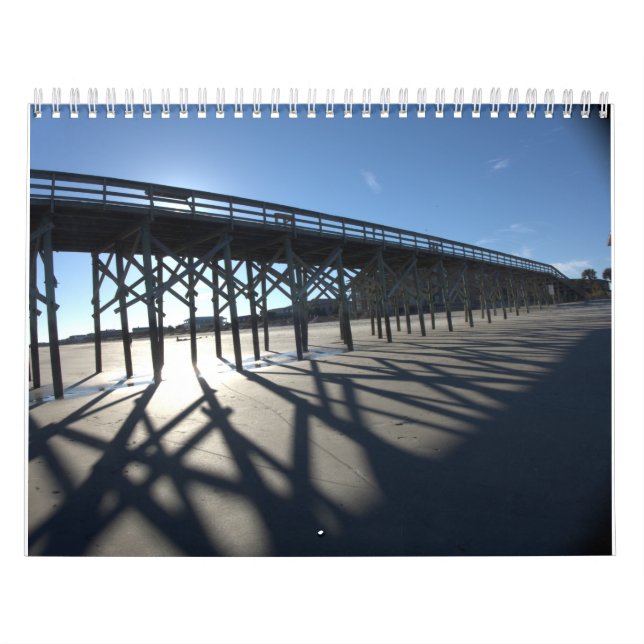 Calendrier mural de l'île Pawleys Design 6 (Protection)