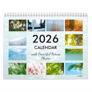 Calendrier mural de photographie de nature 2026