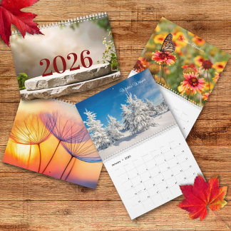 Calendrier mural de photographie de nature 2026