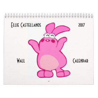 Calendrier mural d'Ellie Castellanos 2017