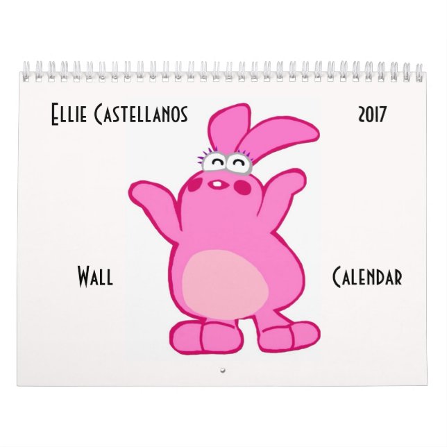 Calendrier mural d'Ellie Castellanos 2017 (Protection)