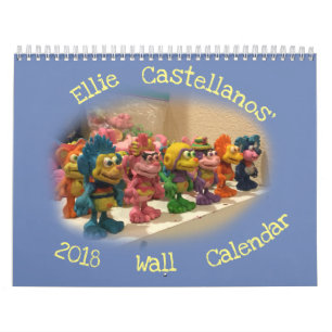 Calendrier mural d'Ellie Castellanos 2018