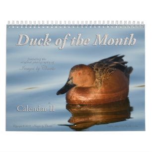 Calendrier mural des photos de canard 2026