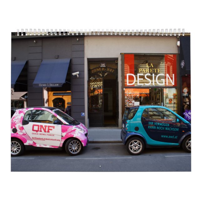 Calendrier mural des voitures intelligentes 2025 (Protection)