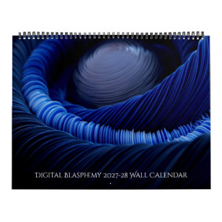 Calendrier mural Digital Blasphemy 2027-28 (24 moi