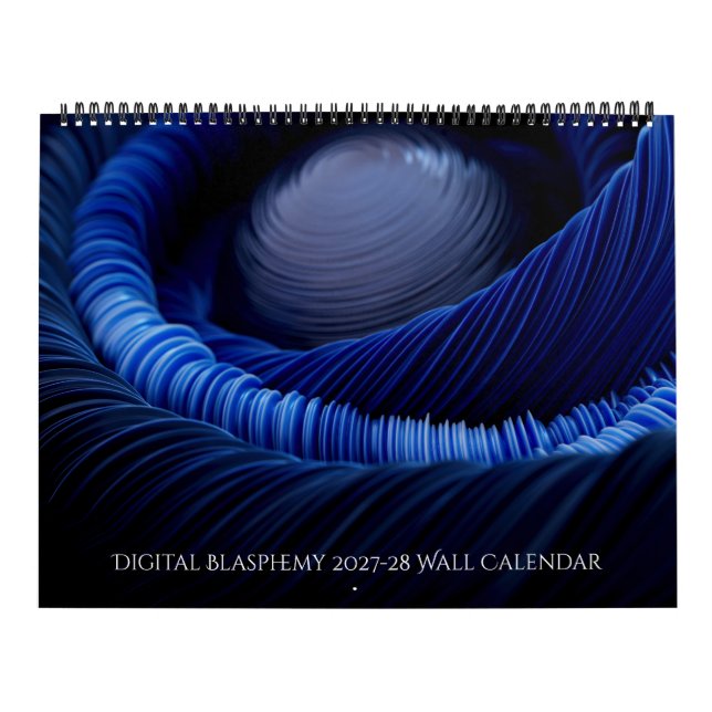 Calendrier mural Digital Blasphemy 2027-28 (24 moi (Protection)