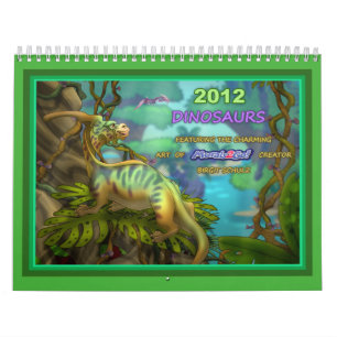 Calendrier Mural Dinosaures 2012