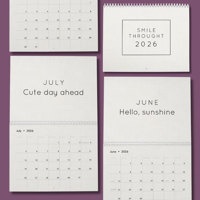 Calendrier mural d'inspiration vif et coloré (Créateur téléchargé)
