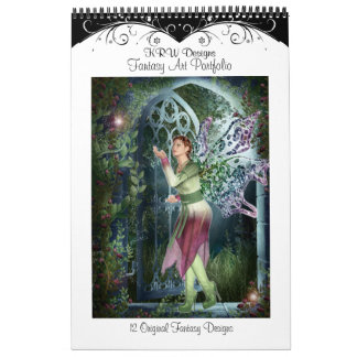 Calendrier Mural Dossier d'art d'imaginaire de KRW