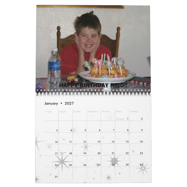CALENDRIER MURAL DSCF4722, HEUREUSE FÊTE DES PÈRES, PAPA ! ! (Jan 2027)
