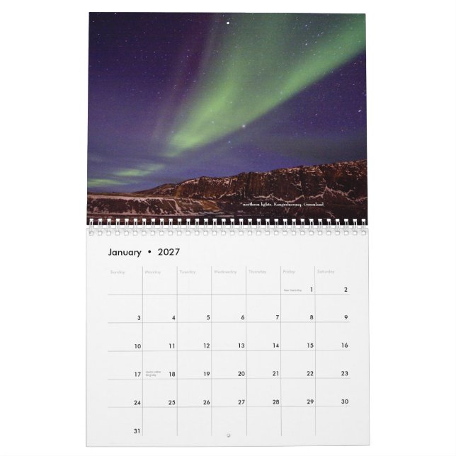 Calendrier Mural Ed et Torre Stocka… - Customisé (Jan 2027)