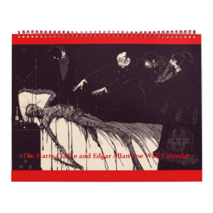 Calendrier mural Edgar Allan Poe et Harry Clarke