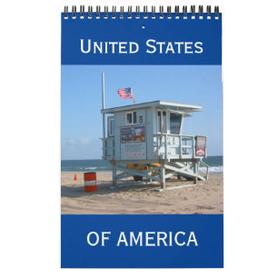 Calendrier Mural États-Unis unis 2026