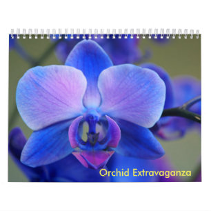 Calendrier Mural Fantaisie d'orchidée