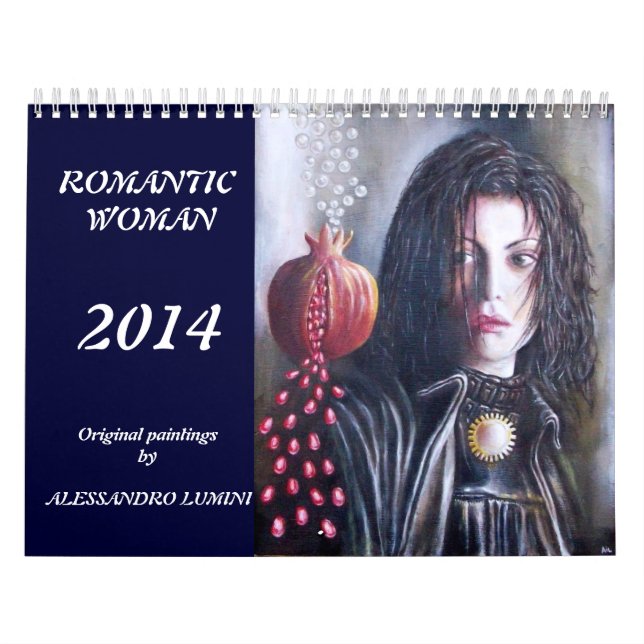 CALENDRIER MURAL FEMME ROMANTIQUE 2014 (Protection)