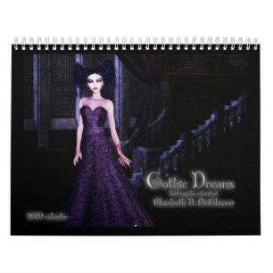 Calendrier Mural Filles gothiques 2010