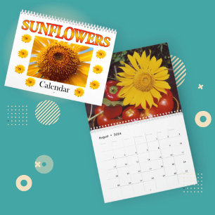 Calendrier Mural Fleur de tournesol