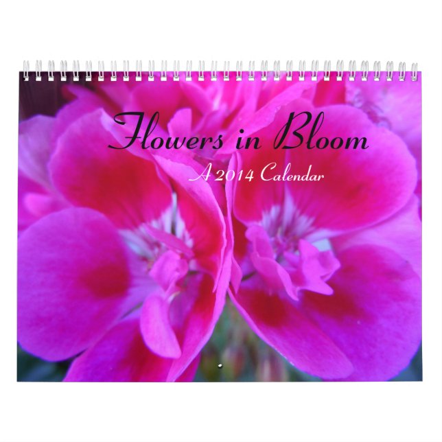 Calendrier Mural Fleurs en fleurs en 2014 (Protection)
