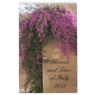 Calendrier Mural Fleurs et arbres d'Italie 2013