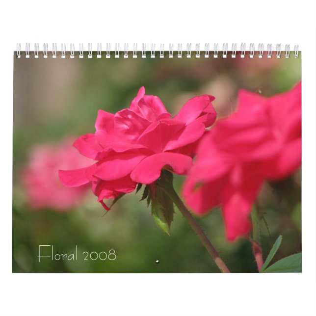 Calendrier Mural Floral 2008 (Protection)