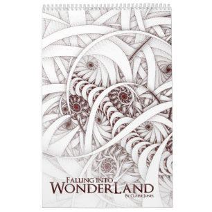 Calendrier Mural Fractale en spirale "en baisse"